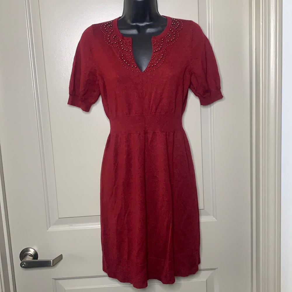 Ruby Knit Beaded Dress